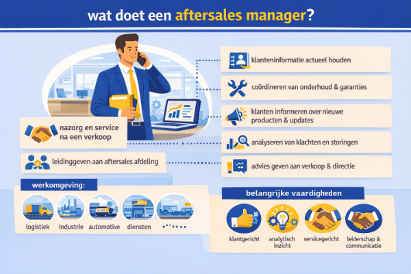 Wat doet een aftersales manager